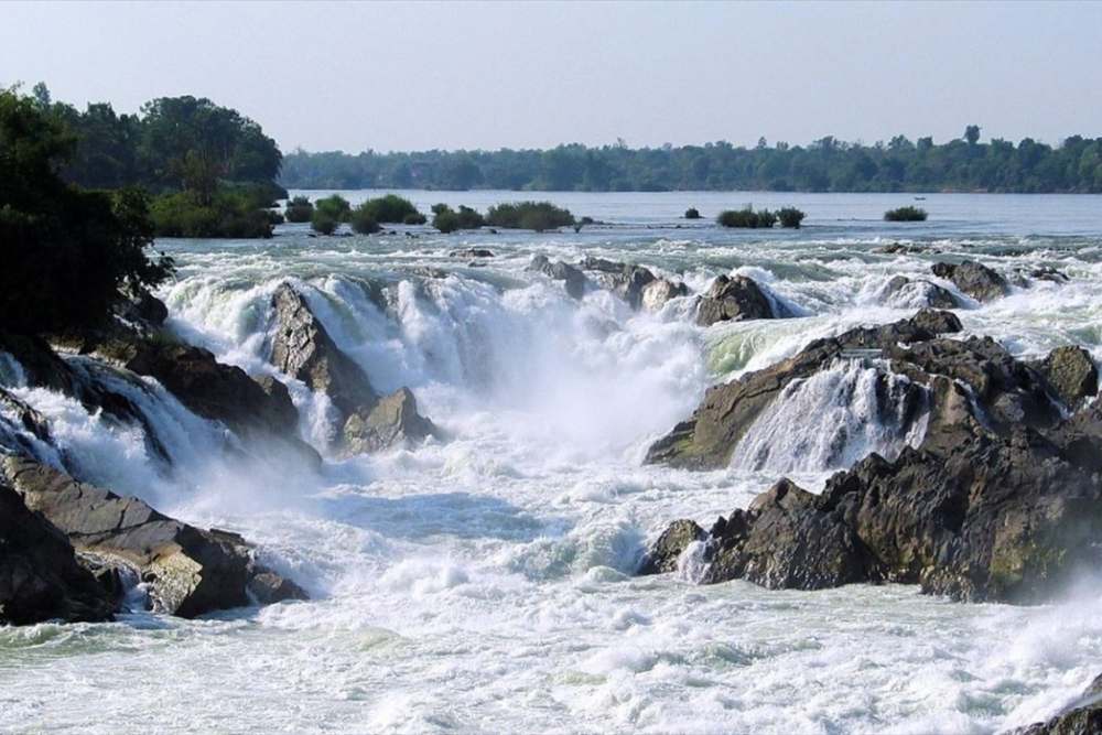 Cascade de Khone Phapheng dans les 4000 îles, Laos